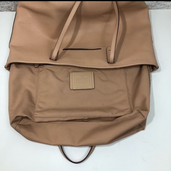Coach Tan Blush Large Tote Bag Purse - Picture 6 of 6
